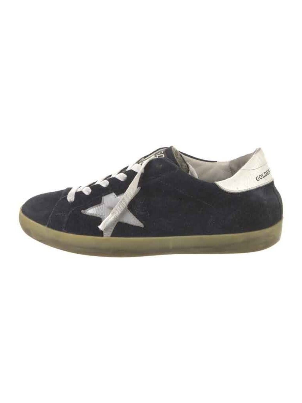 Genuine Golden Goose Super-Star LTD black suede Size 37